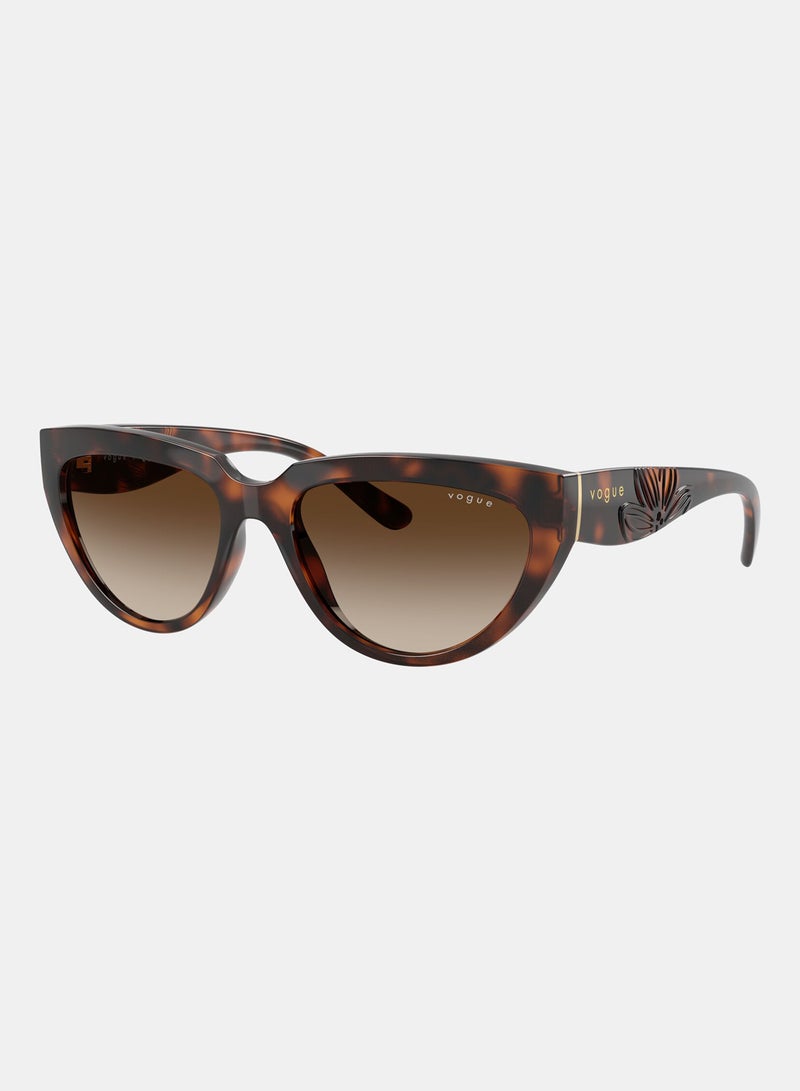 Vogue Full Rim Irregular Sunglasses 5629S, 54, 2718, 13 - Image 2